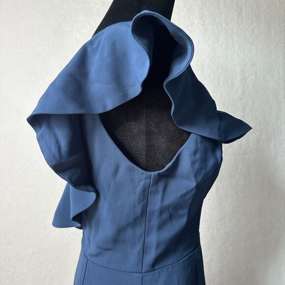 La Maison Talulah Vanity Fair Gown Maxi Dress Sz L Blue Formal Wedding Prom Hoco - Picture 8 of 14